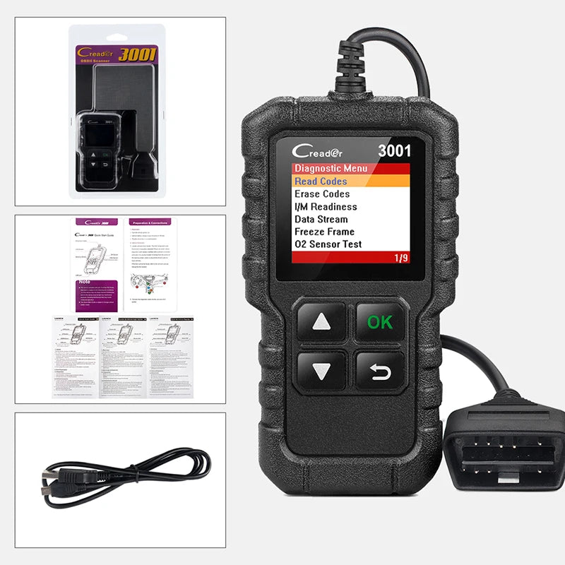 LAUNCH® X431 CR3001 Mootori Diagnostikaseade - AutoDiagnostik