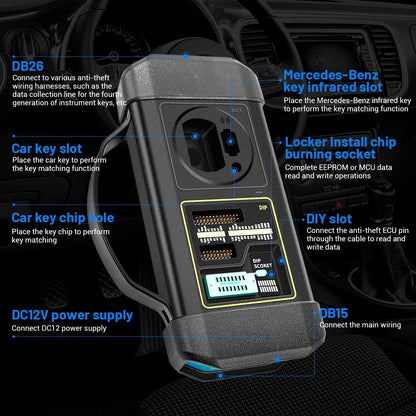 LAUNCH® X431 X-PROG 3 Immobilisaatori & Võtme Programmeerimise Seade