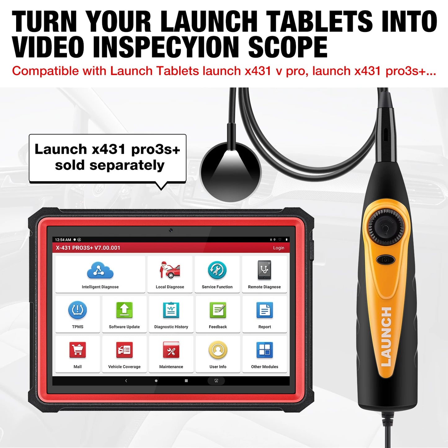 LAUNCH® VSP-600 Эндоскопическая камера