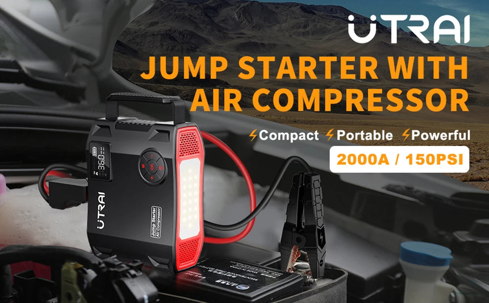 UTRAI JS-5 2000A Käivitusabi/Õhukompressor