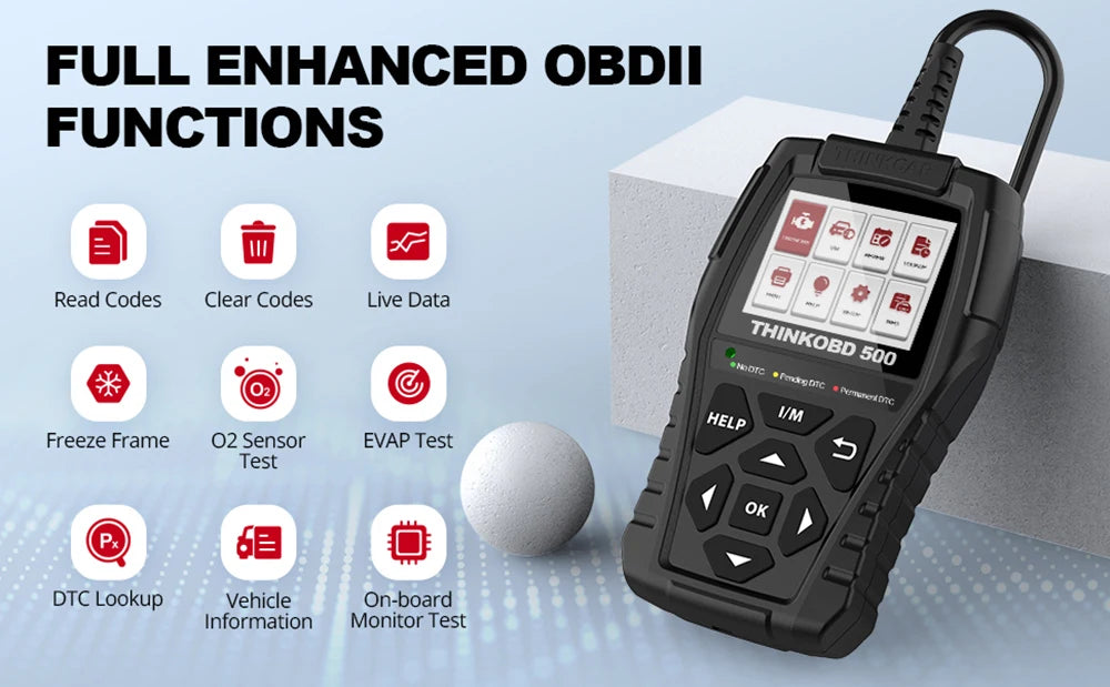 THINKCAR THINKOBD 500 Mootorisüsteemi Diagnostikaseade