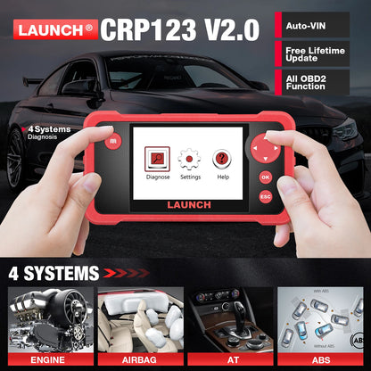 LAUNCH® X431 CRP123 V2.0 Diagnostikaseade