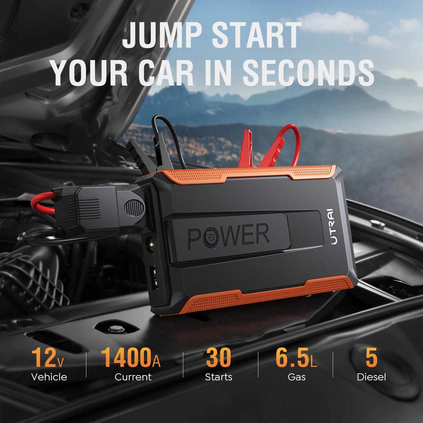 UTRAI T1 1400A Auto Käivitusabi