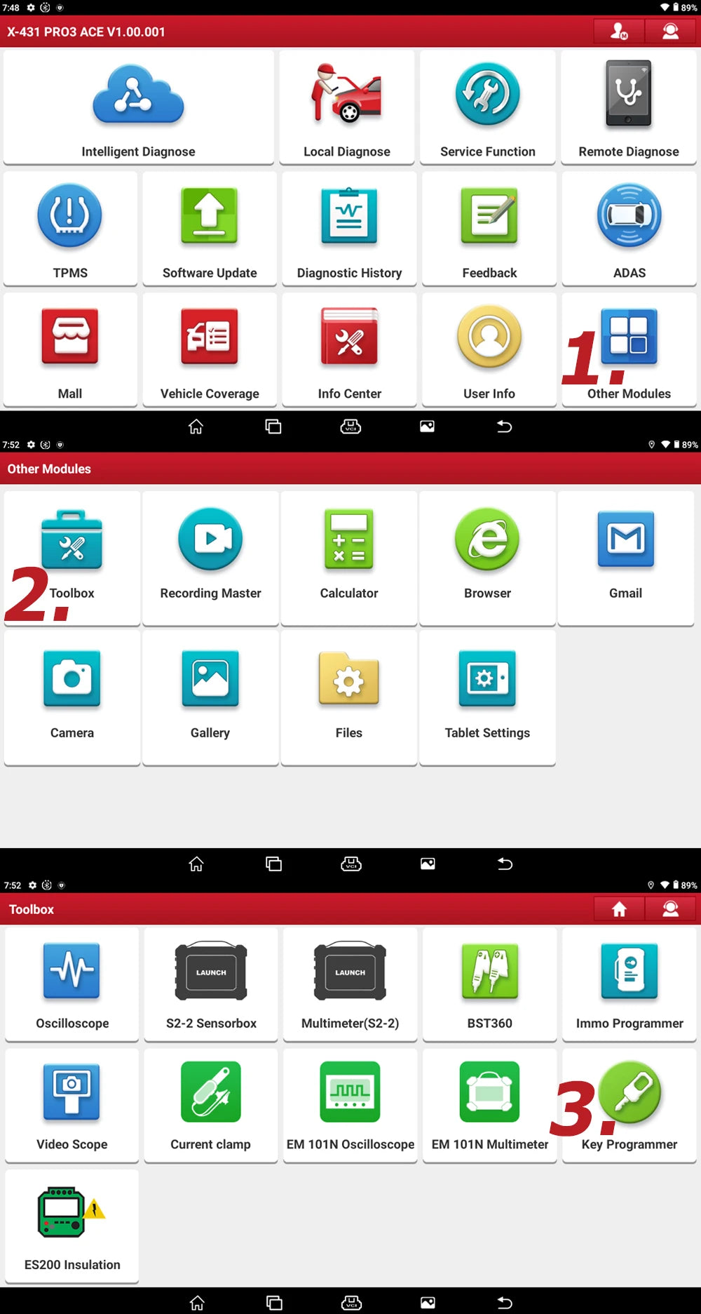 LAUNCH® X431 -autoavainohjelmoija + 4 avainta 