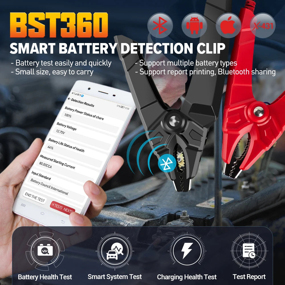 LAUNCH® BST360 Bluetooth Aku Tester - AutoDiagnostik