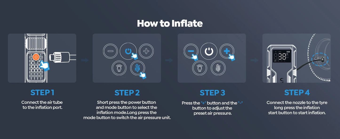 UTRAI JS-9 1500A Käivitusabi/Õhupump