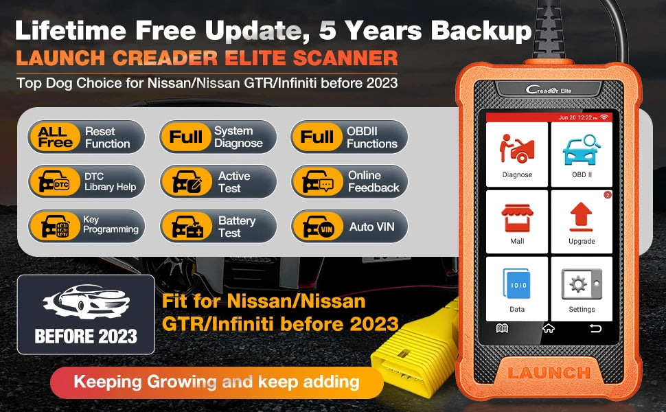 LAUNCH X431 Elite VAG/BMW/Mercedes/GM/Toyota 