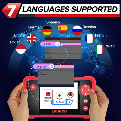 LAUNCH® X431 CRP123 V2.0 Diagnostikaseade