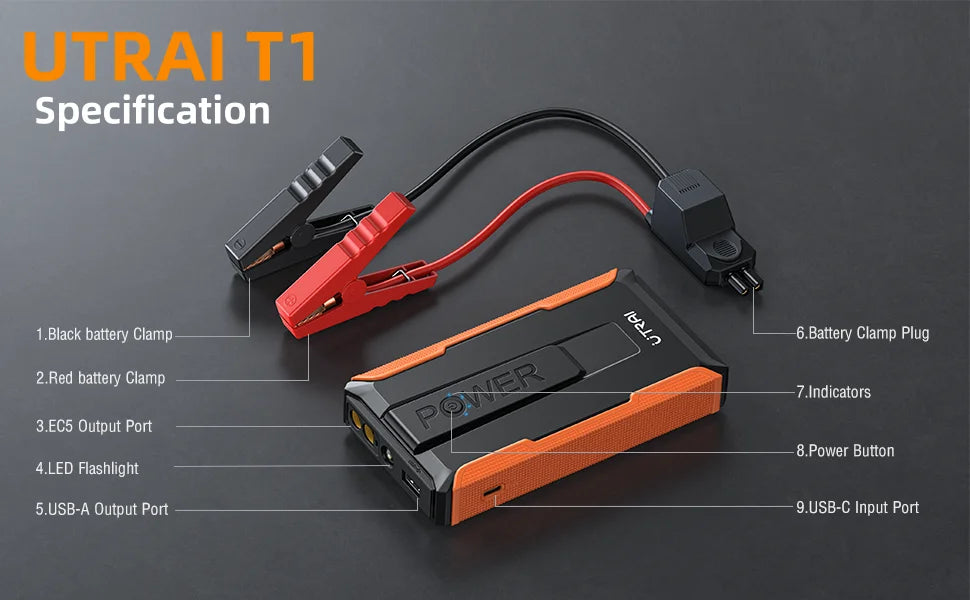 UTRAI T1 1400A Auto Käivitusabi