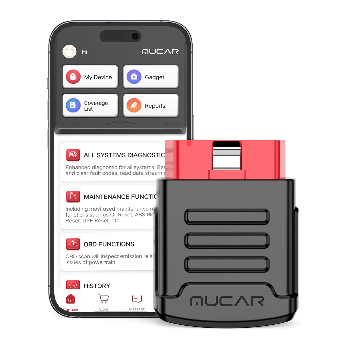 MUCAR BT200 – seade ja rakendus