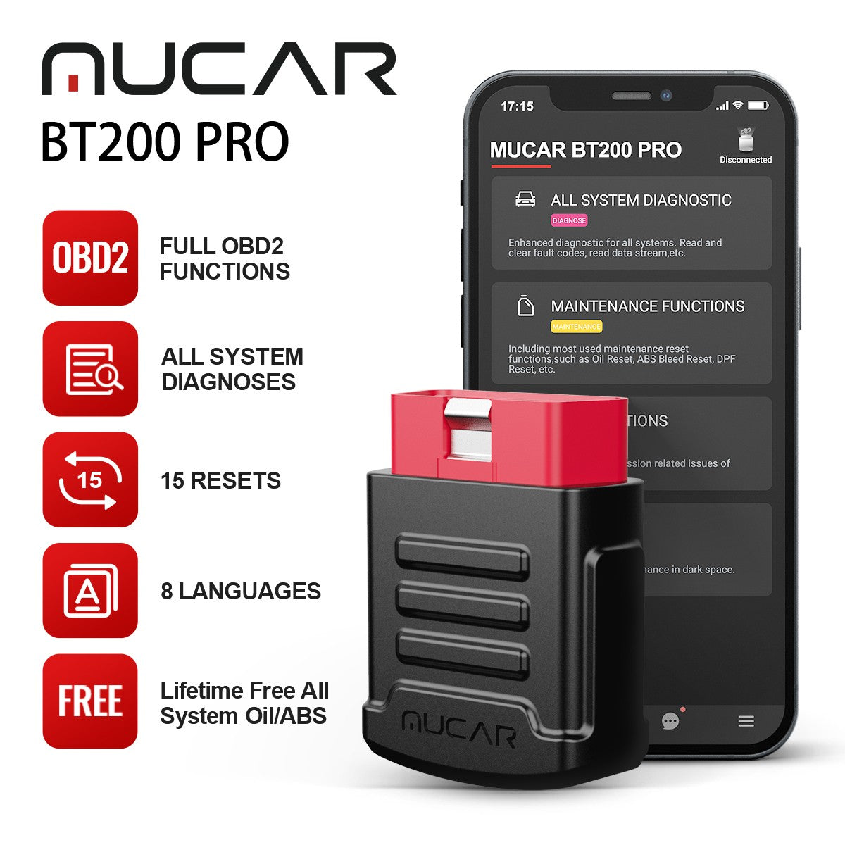 MUCAR BT200 PRO – seade ja funktsioonid
