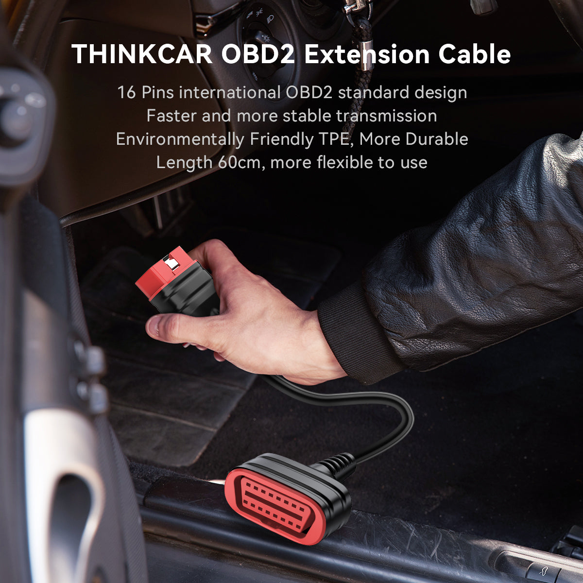 THINKCAR OBDII pikenduskaabel – tootepilt 2